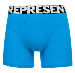 Pánské boxerky SPORT - Pánské boxerky s vytkávanou gumou REPRESENT SPORT TURQUOISE - R9M-BOX-0401S - S