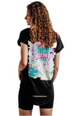 Oficiální kolekce HIGH JUMP trika - Dámské tričko s krátkým rukávem RPSNT High Jump FELLAZ - R3W-TSS-1301S - S
