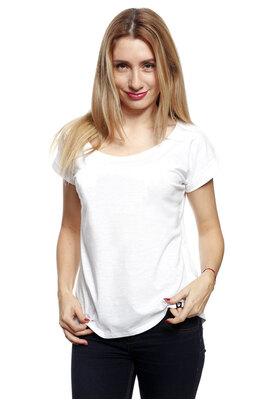 Dámská trička - Dámské tričko s krátkým rukávem RPSNT SOLID WHITE - R8W-TSS-2702S - S