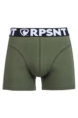 Pánské boxerky SPORT - Pánské boxerky s vytkávanou gumou RPSNT SPORT GREEN - R3M-BOX-0405S - S