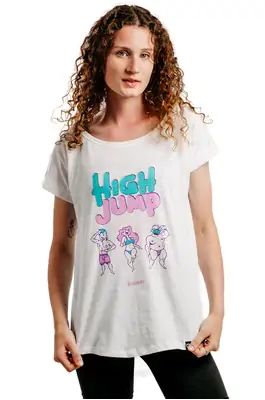 Oficiální kolekce HIGH JUMP trika - Dámské tričko s krátkým rukávem RPSNT High Jump FELLAZ - R3W-TSS-1302S - S