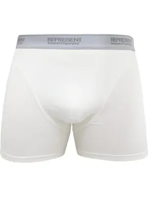 Maloobchod - Pánské boxerky s vytkávanou gumou REPRESENT WHITE - R1M-BOX-0502S - S