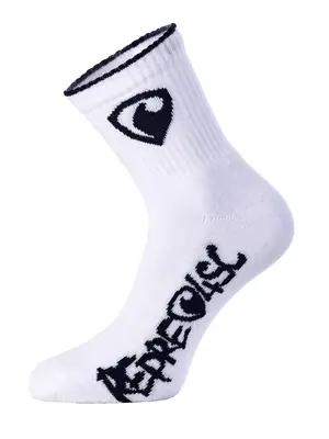 Ponožky dlouhé - Dlouhé ponožky REPRE4SC LONG WHITE - R3A-SOC-030237 - S