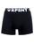 Pánské boxerky SPORT - Pánské boxerky s vytkávanou gumou RPSNT SPORT BLACK - R3M-BOX-0403S - S
